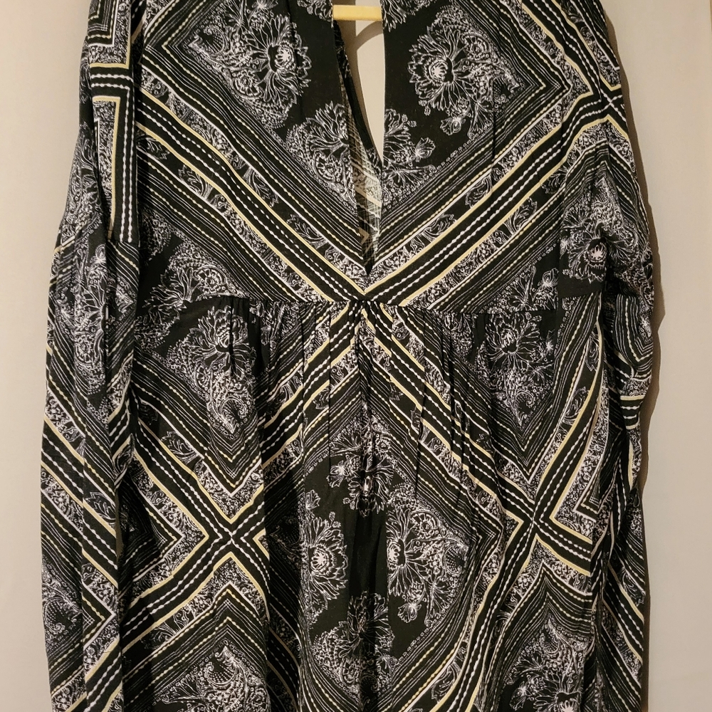 Free People Walking On A Dream Tunic in Black Combo - Picture 5 of 11